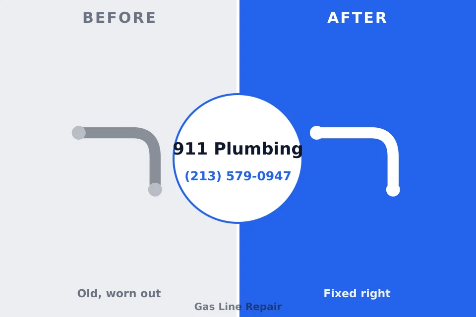 Before and after: plumbing company Bridgeport, NY